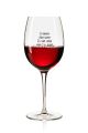 Lustiges Weinglas 350ml - Dekor: In meinem Alter kannst Du nicht einmal einem Furz trauen