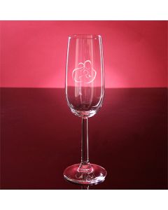 Sektglas Bouquet 17cl mit individueller Gravur Hochzeit