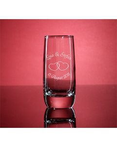 Schnapsglas Vigne mit Gravur Wunschtext