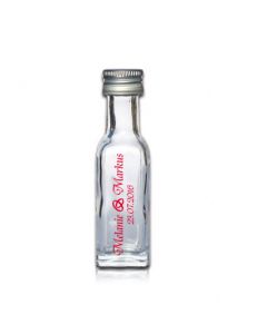 Probierflasche 20ml Mini Schnapsflasche bedruckt